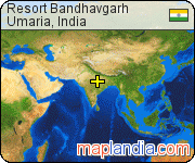 Resort Bandhavgarh satellite map