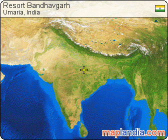 Resort Bandhavgarh satellite map
