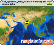 Find~Hotels in Bandhavgarh satellite map
