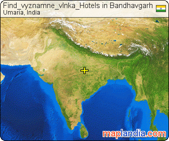 Find~Hotels in Bandhavgarh satellite map
