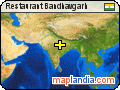 Restaurant Bandhavgarh satellite map