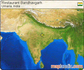 Restaurant Bandhavgarh satellite map
