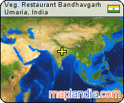 Veg. Restaurant Bandhavgarh satellite map