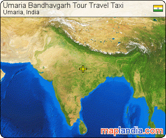 Umaria Bandhavgarh Tour Travel Taxi satellite map