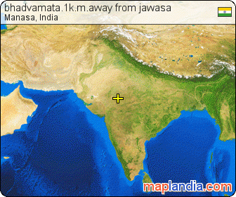 bhadvamata.1k.m.away from jawasa satellite map