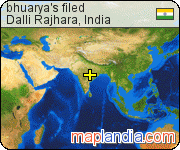 bhuarya's filed satellite map