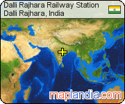Dalli Rajhara Railway Station satellite map