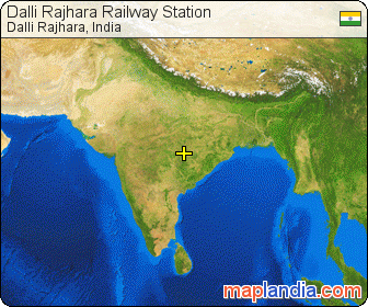 Dalli Rajhara Railway Station satellite map