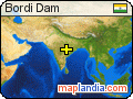 Bordi Dam satellite map