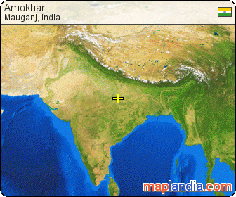 Amokhar satellite map