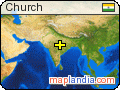 Church satellite map