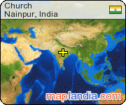 Church satellite map