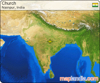 Church satellite map