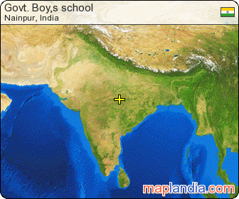 Govt. Boy,s school satellite map
