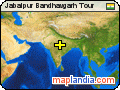 Jabalpur Bandhavgarh Tour satellite map