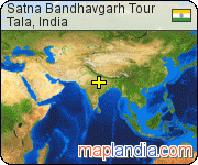 Satna Bandhavgarh Tour satellite map