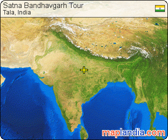 Satna Bandhavgarh Tour satellite map