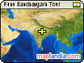 Pune Bandhavgarh Tour satellite map