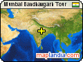 Mumbai Bandhavgarh Tour satellite map