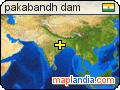 pakabandh dam satellite map