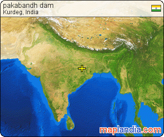 pakabandh dam satellite map