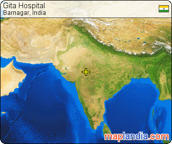 Gita Hospital satellite map