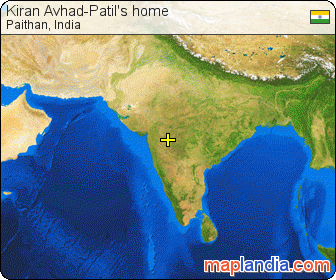 Kiran Avhad-Patil's home satellite map