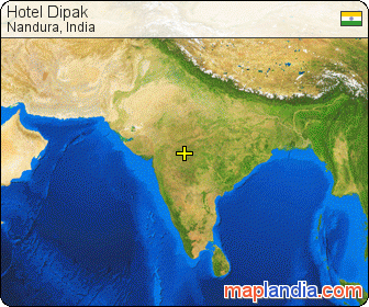 Hotel Dipak satellite map