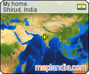 My home satellite map