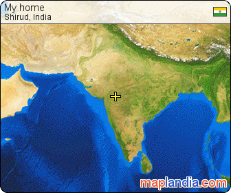 My home satellite map