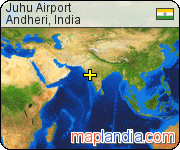 Juhu Airport satellite map