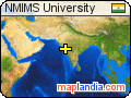 NMIMS University satellite map