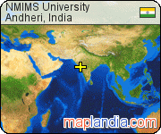 NMIMS University satellite map