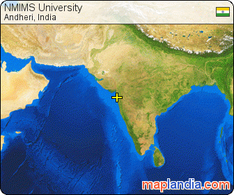 NMIMS University satellite map