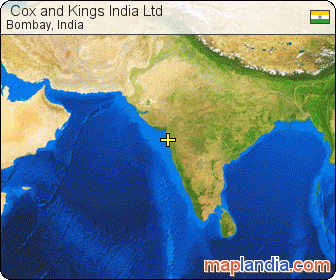  Cox and Kings India Ltd satellite map