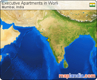 Executive Apartments in Worli satellite map