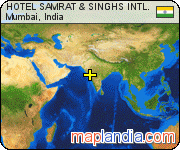 HOTEL SAMRAT & SINGHS INTL. satellite map