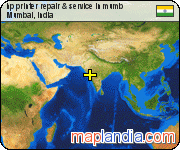 hp printer repair & service in mumb satellite map