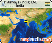 Jet Airways (India) Ltd. satellite map