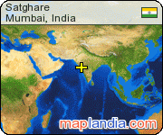 Satghare satellite map