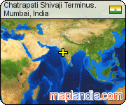 Chatrapati Shivaji Terminus. satellite map