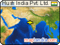 Hush India Pvt. Ltd. satellite map