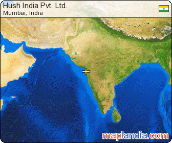 Hush India Pvt. Ltd. satellite map