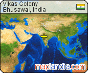 Vikas Colony satellite map