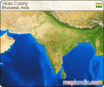 Vikas Colony satellite map