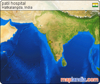 patil hospital satellite map
