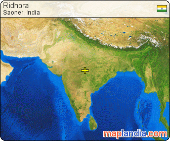 Ridhora satellite map
