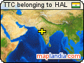 TTC belonging to HAL satellite map