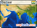 Bazaar satellite map