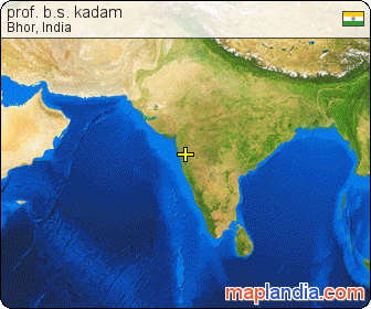 prof. b.s. kadam satellite map